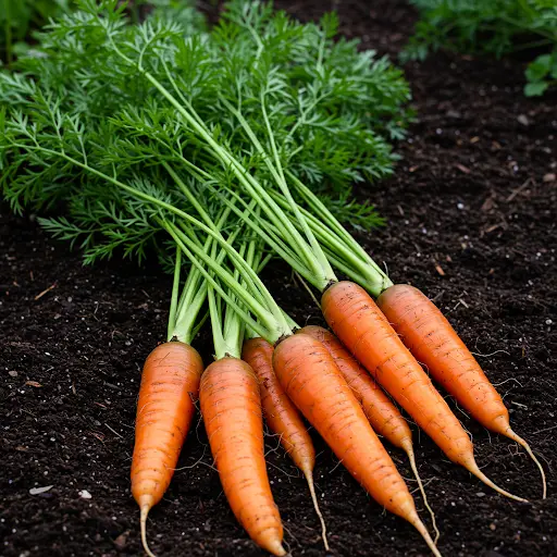A tablespoon of this, and the carrots are big and early! Feed the carrots with this!