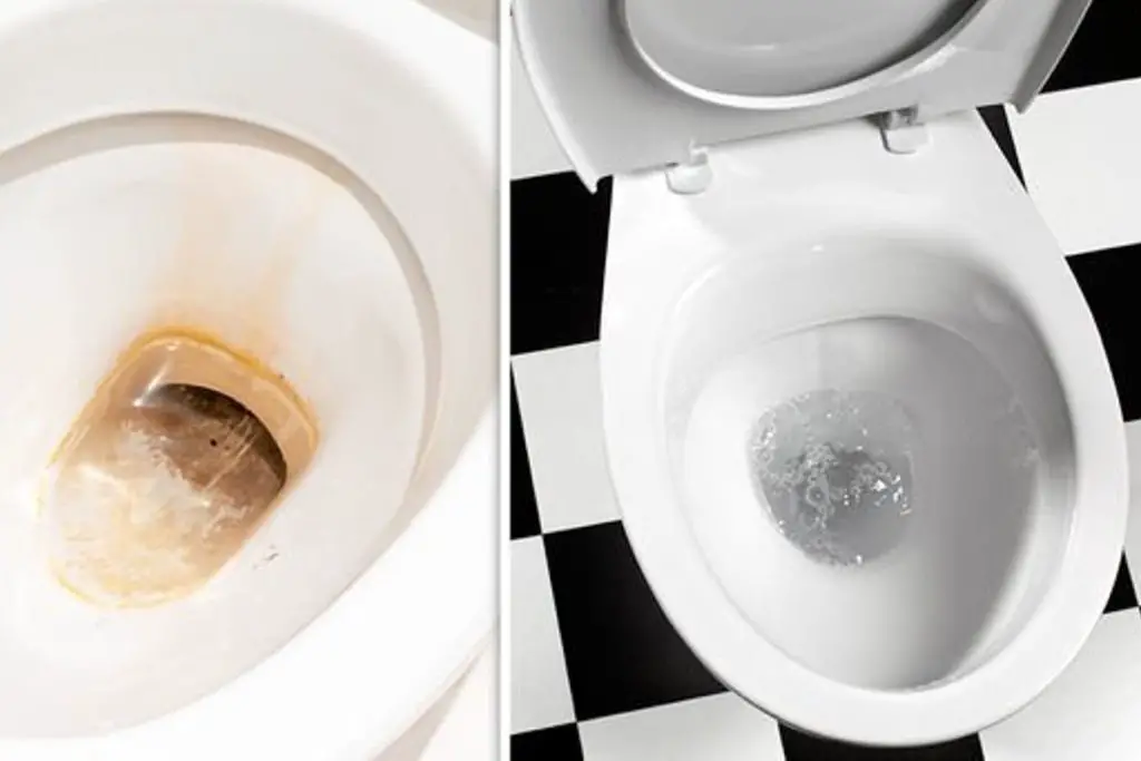 Cleaning the toilet: since I discovered this method it is always white and shiny! I no longer use chemicals!