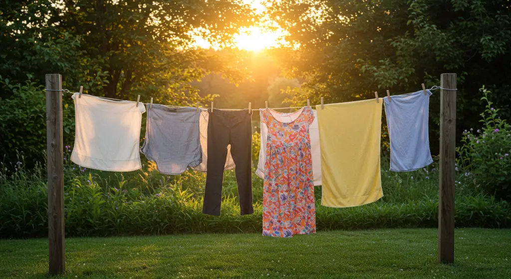 Dear bills, with the sheet trick your clothes dry in 10 minutes