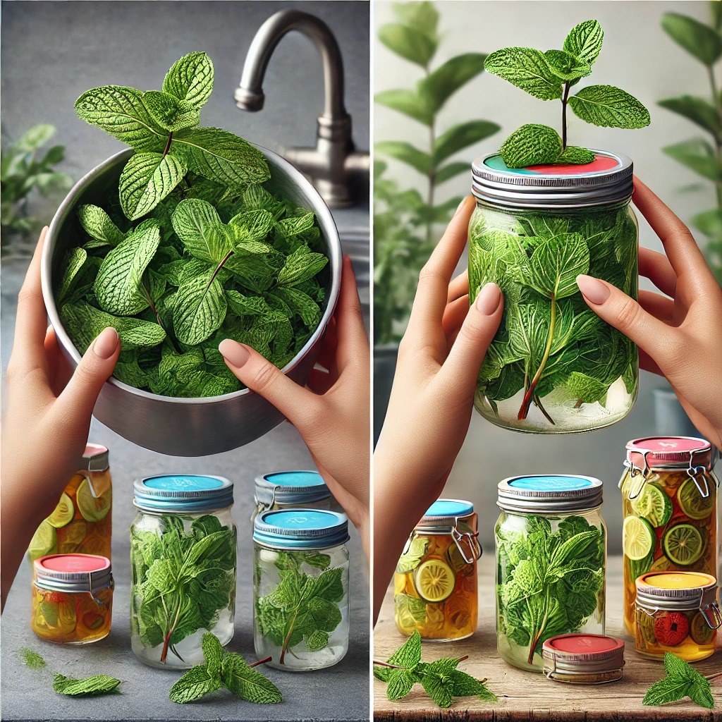 How to Preserve Fresh Mint All Year Round with the Same Smell, Color, and Taste