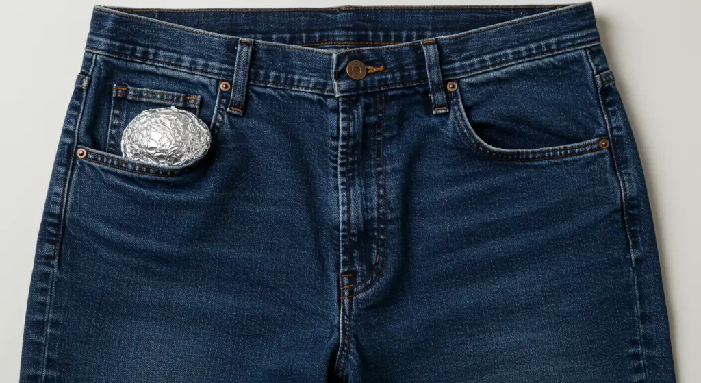 Put 1 ball of aluminum foil in your pockets, it’s the solution to this problem