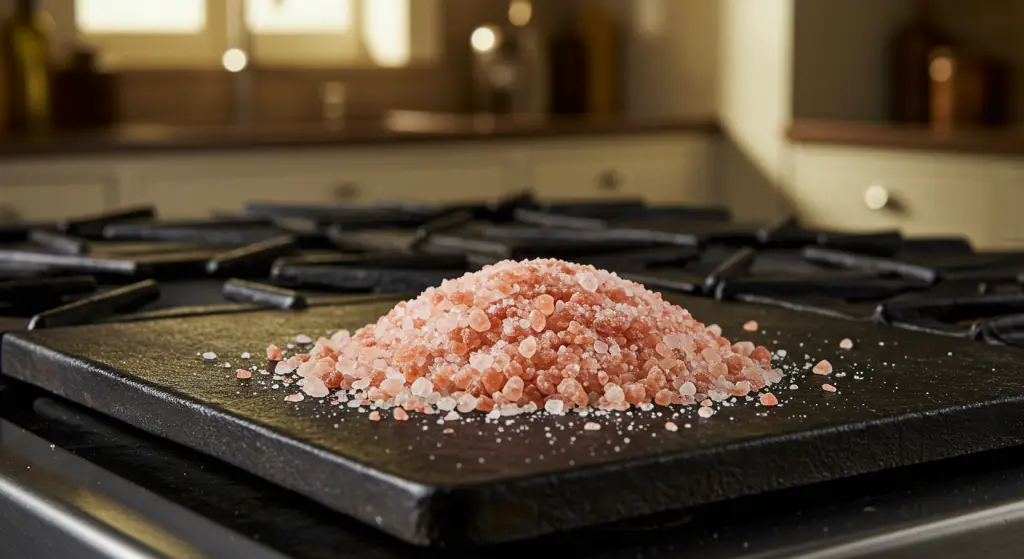 Salt on the stove, the chef’s trick: here’s why they do it every week