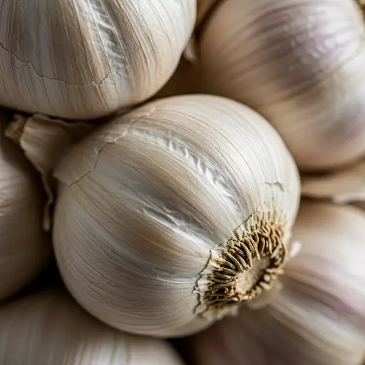 There will be a ton of winter garlic, drop it into the hole.