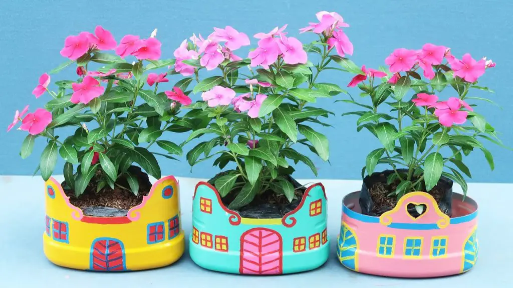 Upcycle Plastic Bottles into Stunning House-Shaped Flower Pots